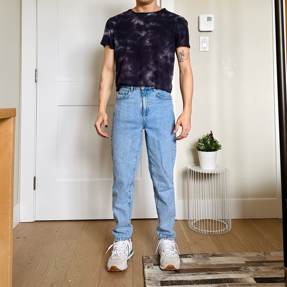 American Eagle Crop T-Shirt (Tie-Dye)